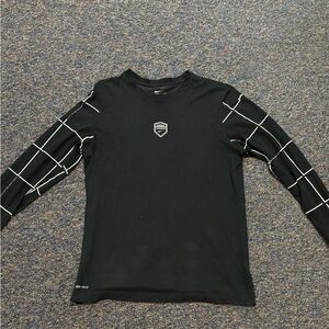 Nike Dri Fit LeBron James Strive For Greatness Black Men’s M Long Sleeve Shirt